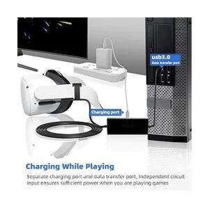 Kuject Cable de enlace de 16 pies para Oculus Quest 2 con_2