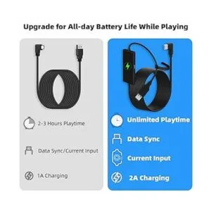 Kuject Cable de enlace de 16 pies para Oculus Quest 2 con_3