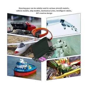 DaFuRui Paquete de 4 servomotores MG996R motor digital_6