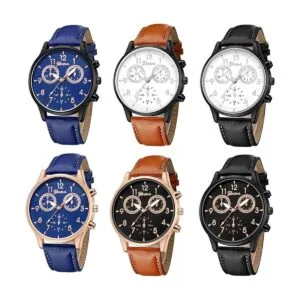 Cdybox Reloj de pulsera de cuarzo de moda para hombre_1
