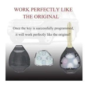 Llavero de repuesto remoto compatible con Toyota Camry_5