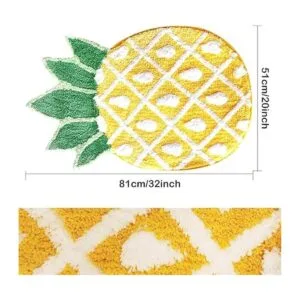 Alfombra antideslizante para puerta de piña alfombra de_3