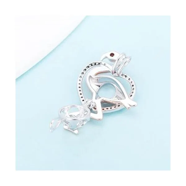 LGSY Colgante de plata de ley 925 con forma de flamenco_3