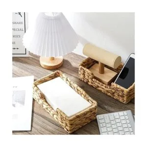 2 servilletas de jacinto de agua cestas de mimbre_4