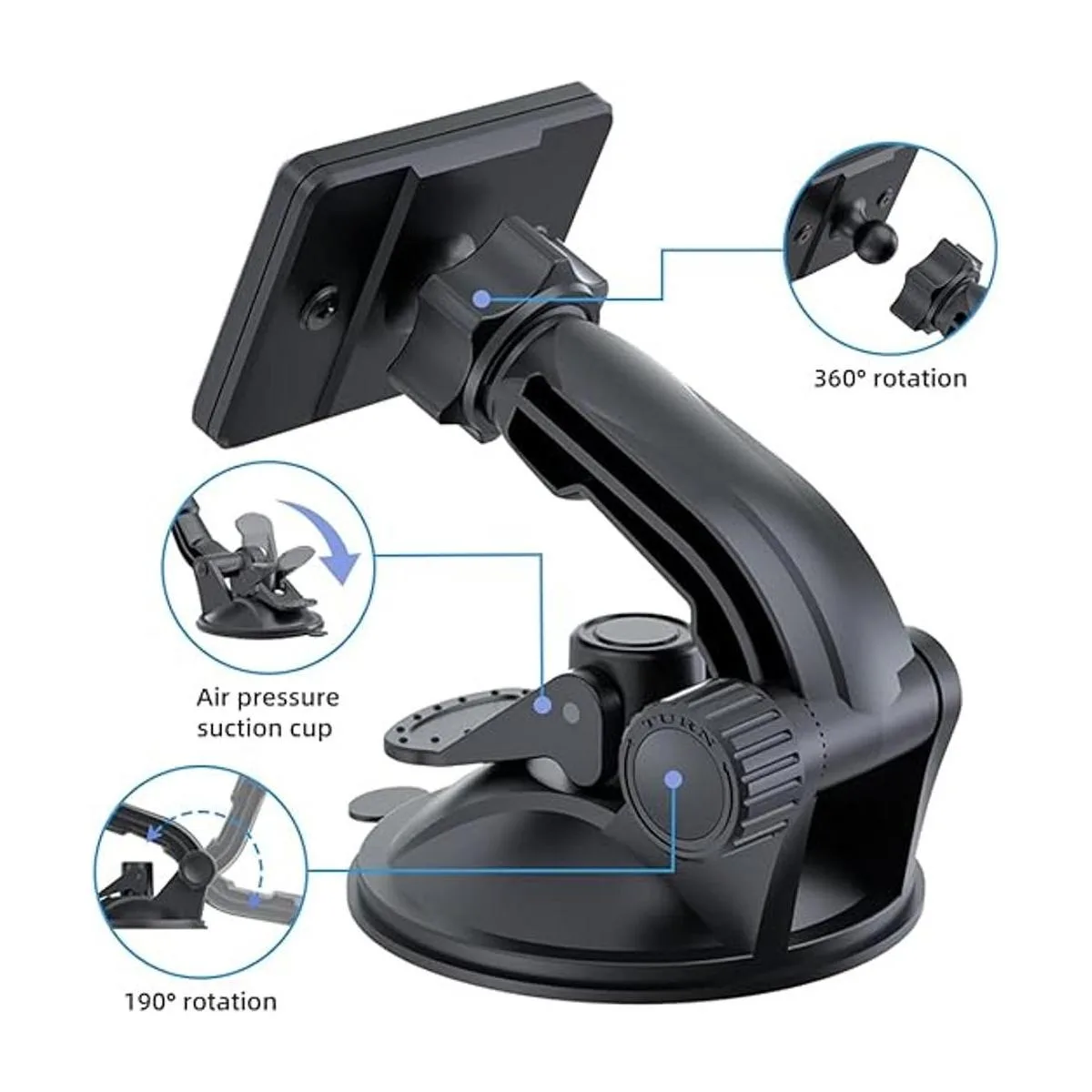 Soporte magnético para tableta de automóvil universal_5
