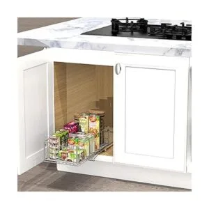 SimpleHouseware Cesta deslizante extraíble para gabinete_4