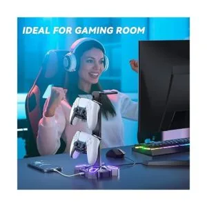 KDD Soporte para auriculares RGB para juegos soporte_6