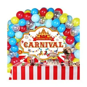 Decoración de fiesta de carnaval de circo incluye kit de_1