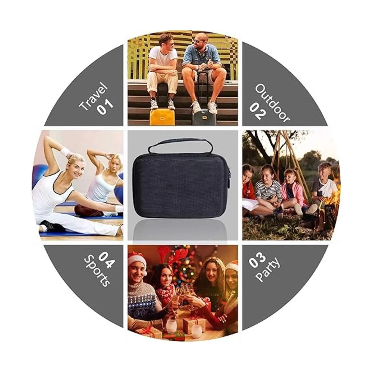 XANAD Funda rígida para cámara GoPro Hero 10 9 8 7_6