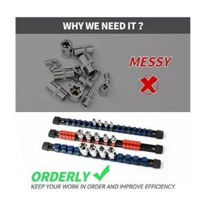 Reniteco Organizador de llaves de plástico ABS para_6