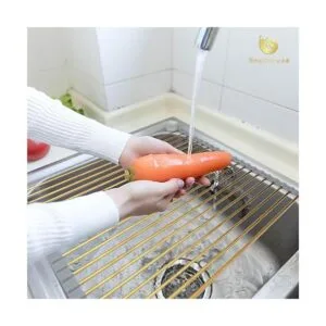 Snailhouse Escurridor de platos enrollable de acero_7