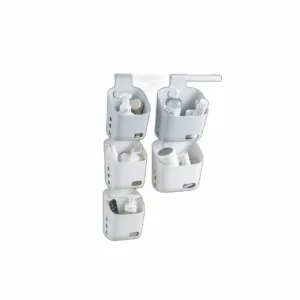 Cesta de ducha colgante de 3 piezas organizador portátil_1