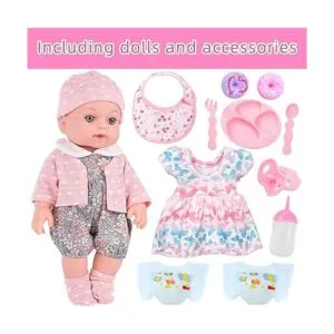 UZIDBTO Juego de muñecas de bebé realistas muñeca de bebé_2