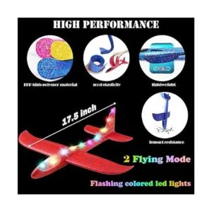 MIMIDOU Paquete de 4 planeadores intermitentes luces LED_3