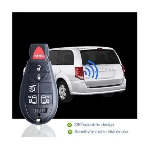 2 llaveros de repuesto para control remoto de entrada sin_6