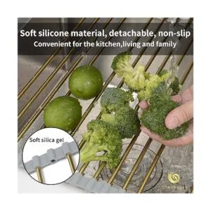 Snailhouse Escurridor de platos enrollable de acero_5