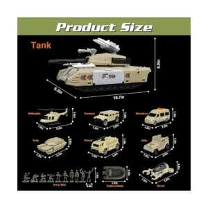Juegos de juguetes de tanque militar juguetes del_3