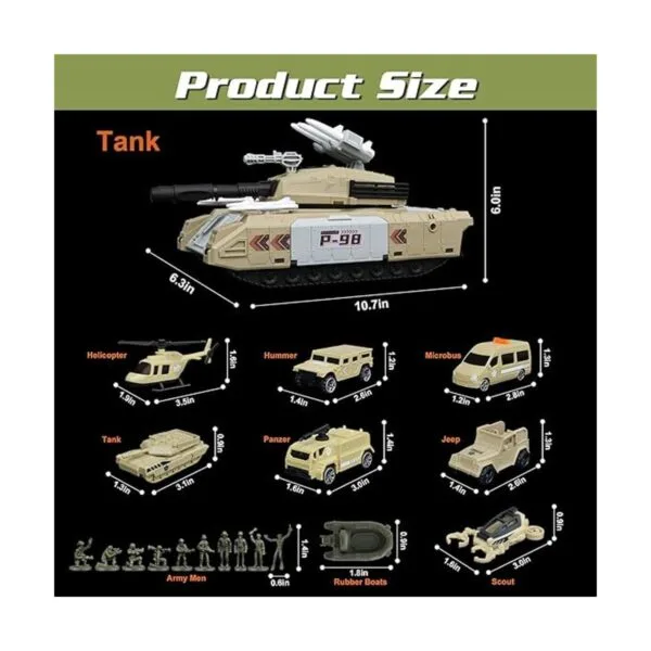Juegos de juguetes de tanque militar juguetes del_3