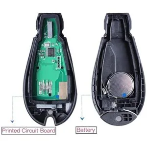 2 llaveros de repuesto para control remoto de entrada sin_4