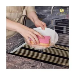 Snailhouse Escurridor de platos enrollable de acero_4