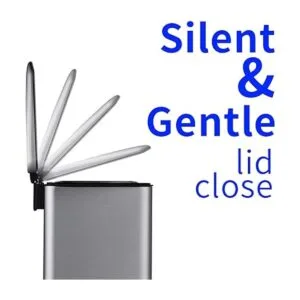 HILFA Cubo de basura rectangular compacto de acero_3