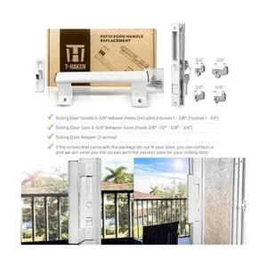 THAKEN Juego de manijas de puerta corrediza de cristal_3