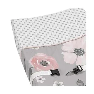 Sweet Jojo Designs Funda para cambiador diseño floral_4