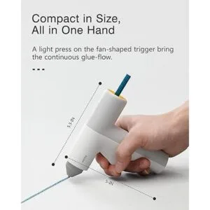 HOTO Pistola de pegamento caliente inalámbrica 10 barras_5