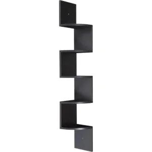 OneSpace Estantería de pared con 5 niveles color negro_1