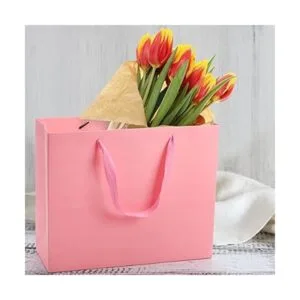 Lyellfe Paquete de 30 bolsas de regalo rosadas bolsas de_6