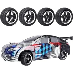 CrazyHobby Preglued OD Llantas hexagonales de aluminio de_5