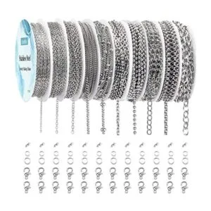 Ecoofor Cadenas de collar para hacer joyas 78.7 pies 10_1