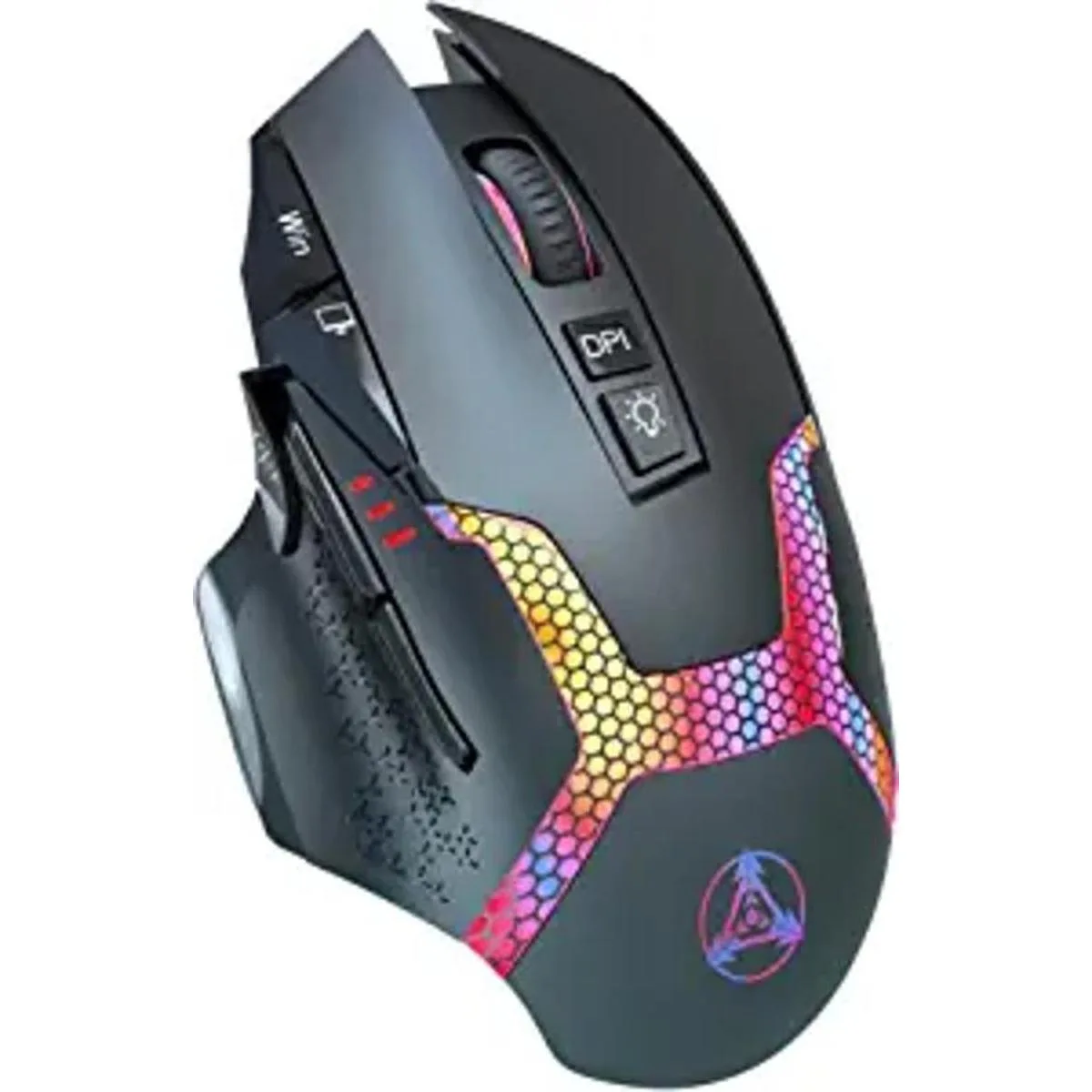 Ratón inalámbrico Bluetooth para juegos mouse ergonómico_1