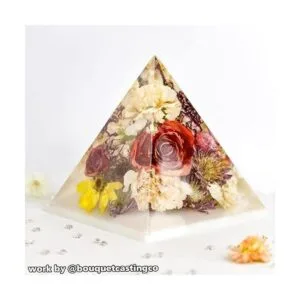 RESINWORLD Moldes de pirámide de silicona transparente_6