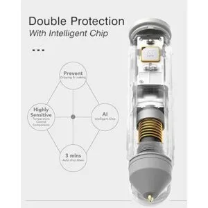 HOTO Pistola de pegamento caliente inalámbrica 10 barras_4