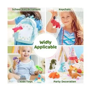 Mocoosy Paquete de 12 peluches de dinosaurio mini_5