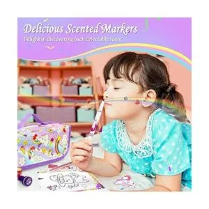 Juego de marcadores aromáticos de frutas lavables con_5