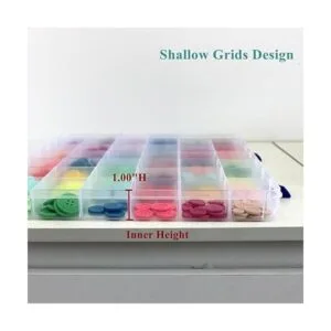 BangQiao Paquete de 2 cajas de almacenamiento fijas de 48_3