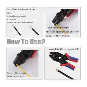 Herramienta de crimpado no aislada Yangoutool YG6_6