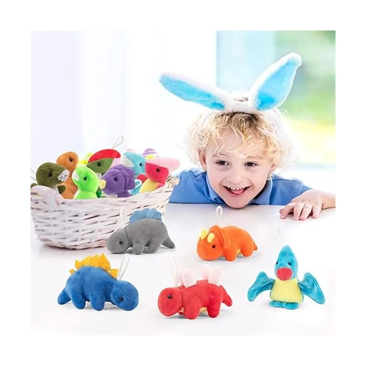 Mocoosy Paquete de 12 peluches de dinosaurio mini_6