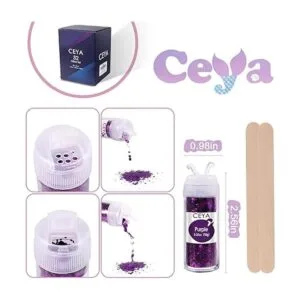 Ceya Juego de purpurina gruesa de 32 colores 11.28_5