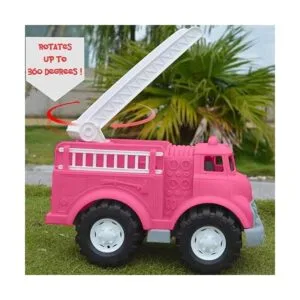 Camión de bomberos de juguete grande de plástico para_4