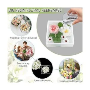 Potchen 3 moldes de silicona grandes para resina brillante_6