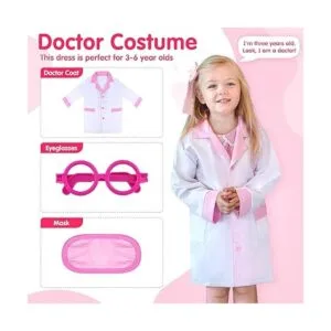 Kit médico para niños kit de médicos rosados para niños_2