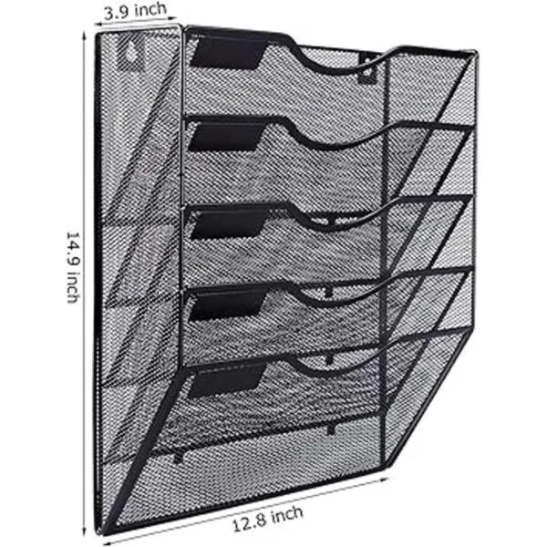 EASEPRES Organizador de archivos de malla para colgar_4