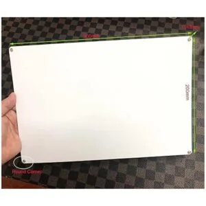 Lesencen Letreros de metal de aluminio en blanco perlado_2