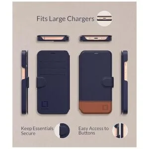 LUPA LEGACY Funda tipo cartera para iPhone 14 para mujeres_5