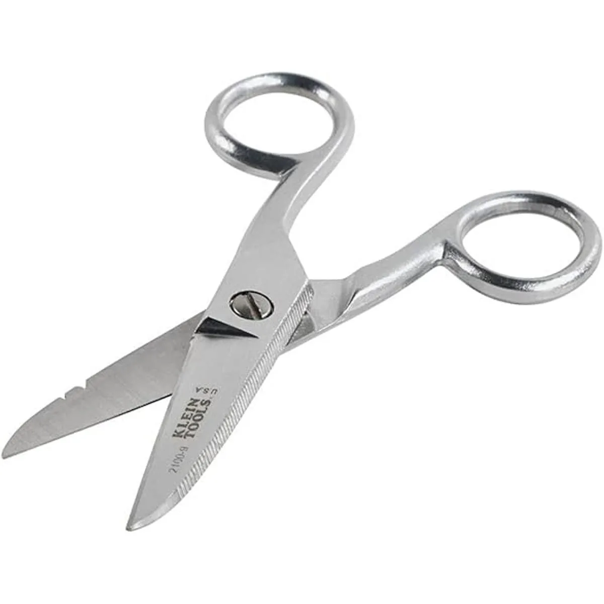Klein Tools Tijeras de electricista de acero inoxidable_5