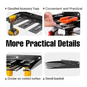 UNITEDPOWER Estante de almacenamiento de taladro_4