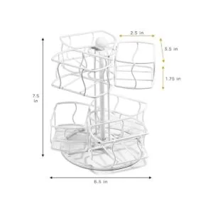Sorbus Carrusel giratorio de bolsas de té organizador de_2